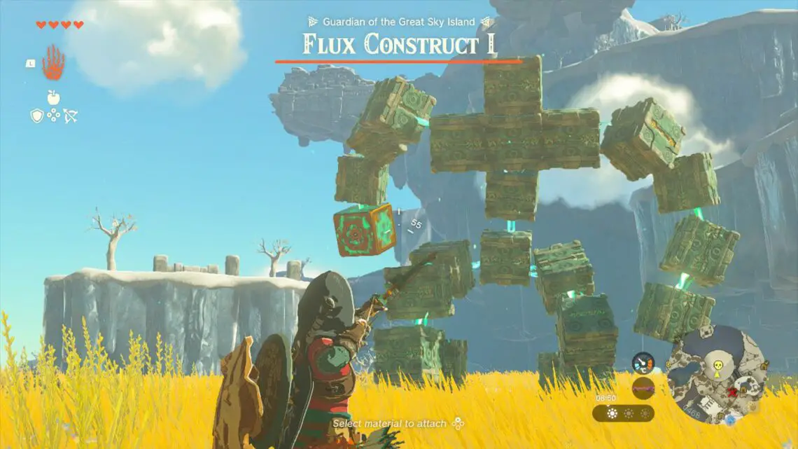 Como vencer o Flux Construct 2 no TOTK (Zelda Tears of the Kingdom