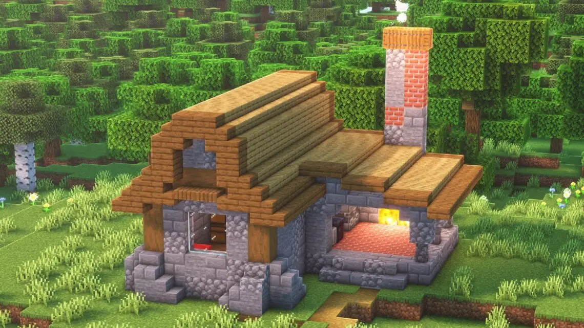 Guia para Construir um Ferreiro no Minecraft